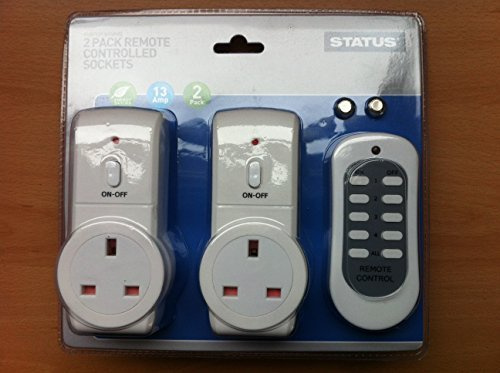 Status SREMSOC2PK3 Remote Control Socket - White by Status