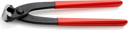 Knipex Tenaglia (Pinza per Ferraioli e Cementisti) Bonderizzata Nera, Rivestiti in Resina Sintetica 220 Mm 99 01 220