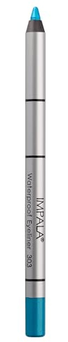 IMPALA | Wasserdichter cremiger Eyeliner Himmelblau 303 |Definierter Konturenstrich oder rauchiger Effekt|Dichte und cremige Textur, einfach aufzutragen| lang anhaltende und wasserfeste Farbe