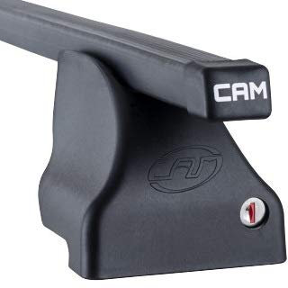 CAM 40129 Attacchi Fissaggio con Staffe di Montaggio Completo e Coperchio, 500L Mpv/500L Living Mpv, Carico Massimo 50kg, Nero, Confezioni da 4