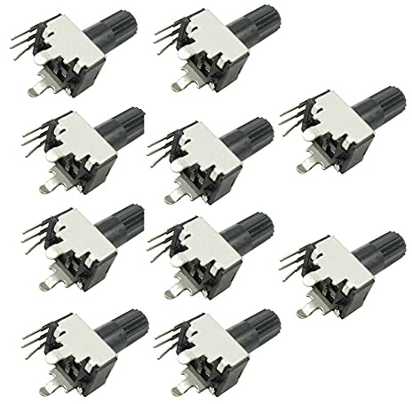 aihasd 10pcs RV09 type vertical Adjustable potentiomètre Resistance 1 K 2 K 5 K 10 K 20 K 50 K 100 K 200 K 500 K 1 m