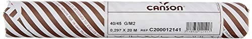 CANSON Pauspapier, glattes, satiniertes Transparentpapier, 40 g/m², Rolle, 0,297 x 20 m, Transparent