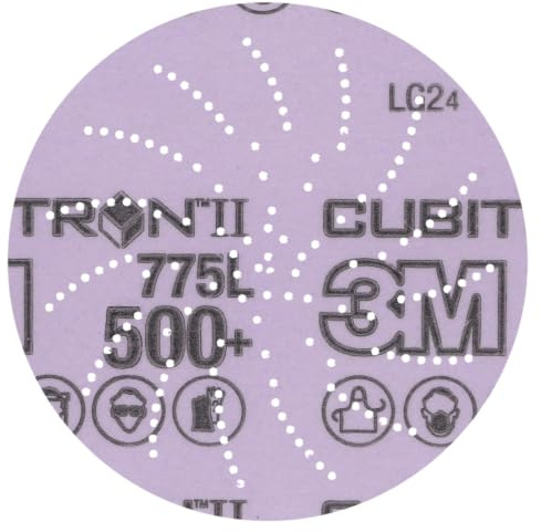 3M Xtract Cubitron II Film Disc, 775L, 80+ 3MIL, 5 in, Die 500LG