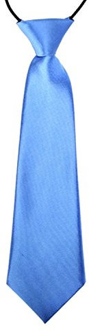 MultiWare Satin Kinderkrawatten Krawatten für Kinder Junge Blau