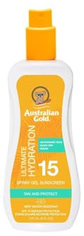 Australian Gold Sunscreen Spf15 Spray Gel, Blanco, 237 Mililitro