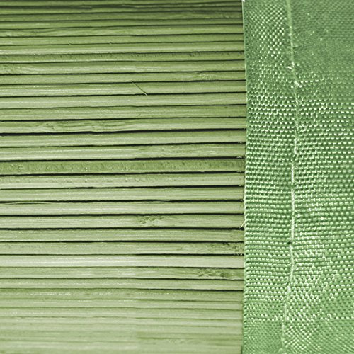 VERDELOOK Oceania, tapparella in cannette di bambù Sottile, 150x230 cm, Verde