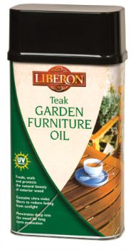 Liberon GFOTE1L 1L Garden Furniture Oil - Teak