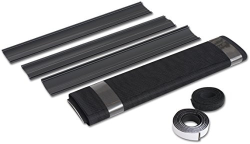 Windhager Fliegengitter Türvorhang, Anthrazit, 95 x 215 cm