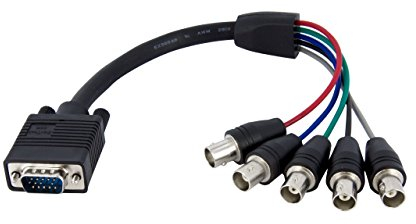 StarTech.com Cavo Coassiale per Monitor Hd15 VGA a 5 Bnc Rgbhv 30 Cm – M/F