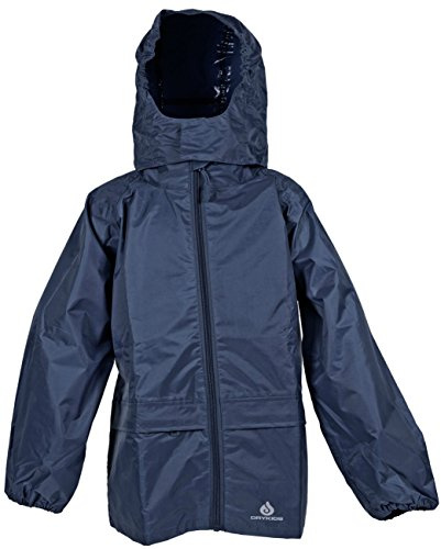 DRY KIDS Packaway Waterproof Jacket. Boys and Girls Coat