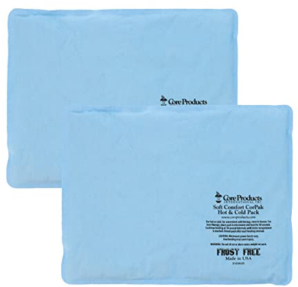 Core Products Soft Comfort CorPak, No Frost Hot and Cold Therapy Pack - 10 x 13, Made in The USA- 2 Pack
