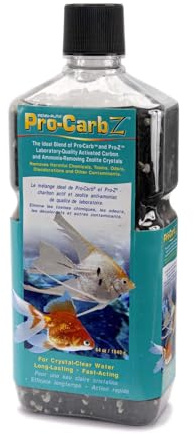Penn-Plax Pro-Carb Z Contains Activated Carbon and Zeolite for Crystal Clear, Healthy Aquarium Water, 64-Ounce, Model:PBZC3M