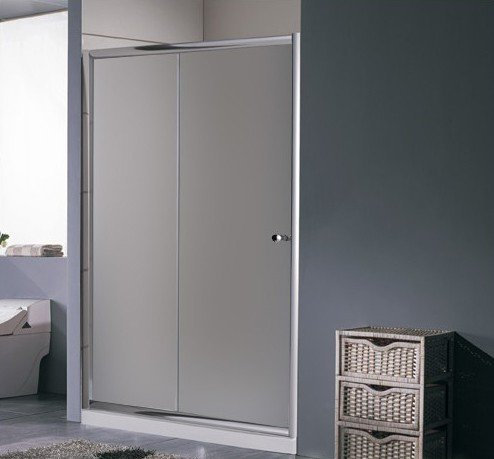 Bagno Italia Porta per doccia a nicchia 1 Anta cm 120 scorrevole con vetro puntinato I