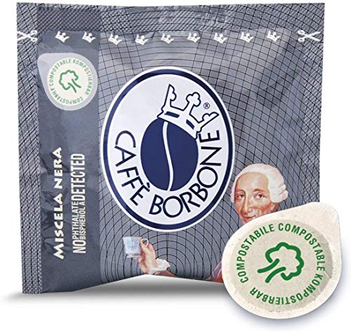 750 Cialde Caffè Borbone Miscela Nera ESE 44 in Filtrocarta