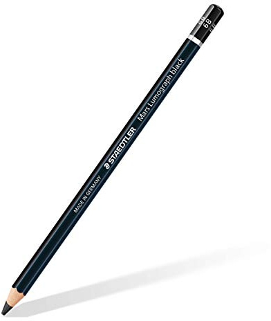 Staedtler 100B-6B Matita 6B, 12 Pezzi