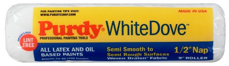 Purdy 144670093 White Dove High Density Woven 1/2 Nap Cover, Multicolor, 1 Count (Pack of 1)