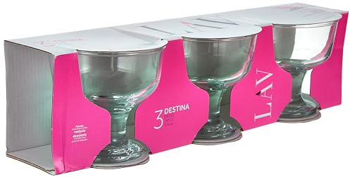 LAV Destina Lot de 6 Coupes à Glace | Verres à Cocktail Fruit | 285 cc