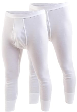 HERMKO 3440 2-pack män 3/4-långa underbyxor (andra färger) Bio-BW