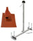 PremiumX Basic Dachsparrenhalter-Montageset 100cm Mast Sparrenhalter für Satellitenschüssel Satelliten-Antenne | SAT Montagezubehör