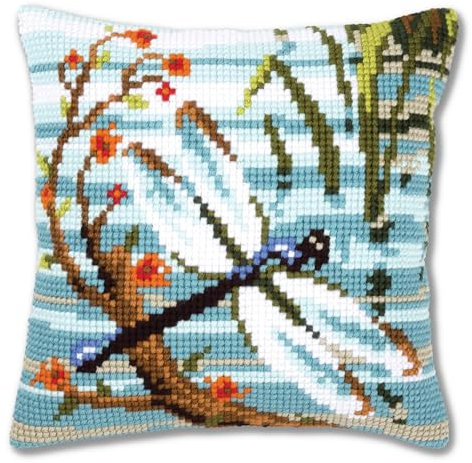 Vervaco Kreuzstichkissen/Stickkissen vorgedruckt, Mehrfarbig