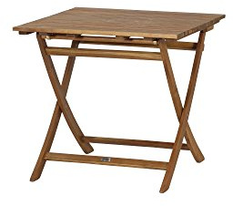 Siena Garden Klapptisch Falun, 80x80x74cm, Gestell: Akazienholz, geölt in natur, Tischplatte: Akazienholz, FSC 100%