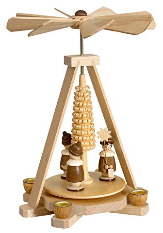 Rudolphs Schatzkiste Mini Montagne del Minerale metallifero della Piramide della tavola della Piramide di Natale dei cantanti 15cm del Canto Natalizio della Piramide Nuove
