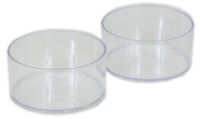 candlemakers Tea Light Clear Plastic Cups: 100 Cups