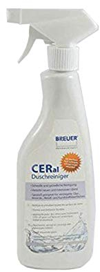 Breuer CERal Duschkabinen Reiniger 500 ml für Nano versiegelte Glasflächen Duschreiniger Glasreiniger Spezialreiniger zur Pflege Ihrer Duschkabine Putzmittel für die Dusche und Glas
