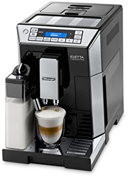 DeLonghi ECAM44660B Eletta Fully Automatic Espresso, Cappuccino and Coffee Machine with One Touch LatteCrema System and Milk Drinks Menu