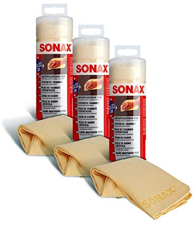 SONAX Autopflegetuch Plus Box Besonders Saugfähig 1 Stück 3X