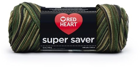 RED Heart Super Saver Yarn, Camouflage Print