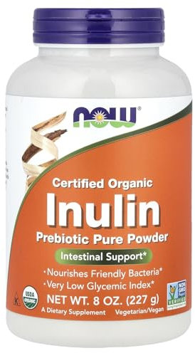Now Inulina Biologica Prebiotica Polvere Pura - 230 g