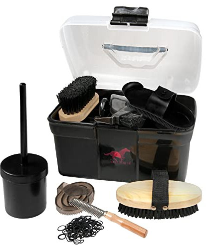 Red Horse reinigungsetui schwarz 9-teilig 30 x 17 x 19 cm