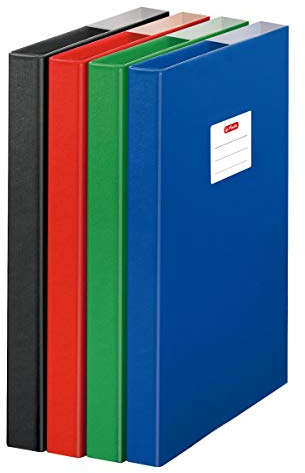 Herlitz 5424007 Heftbox A4 PP, farbig sortiert - keine Farbauswahl möglich!