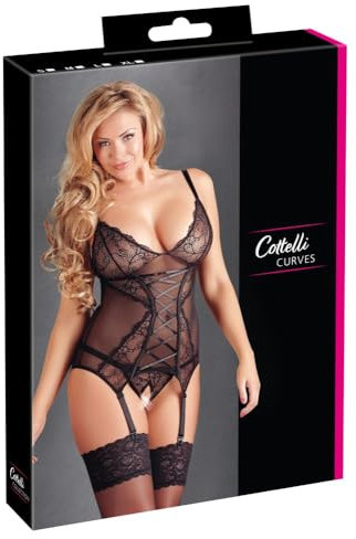 Cottelli Collection Plus Strapshemd, Größe 4XL