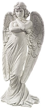 Design Toscano DB383094 Statua Angelo di Monteverde, Bianco