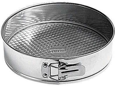 Guardini, Tortiera apribile 1 fondo Ø 24 cm, Banda stagnata per torte, Argento, Made in Italy, Linea Selenia