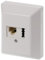 Rutenbeck IAE/UAE 8(6) - TAE6 F+N AP reinw.(Vielfaches v. 10 bestellbar)