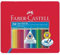 Faber Castell 112423 - Farbstifte Colour GRIP 2001, 24er Metalletui