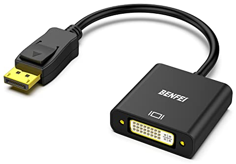 BENFEI DisplayPort auf DVI Konverter, Vergoldet DP/Display Port zu DVI-D Kabel HDTV Adapter Konverter Männlich zu Weiblich