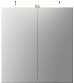 Jokey Spiegelschrank BelALU Aluminiumspiegelschrank mit Beleuchtung Badspiegel
