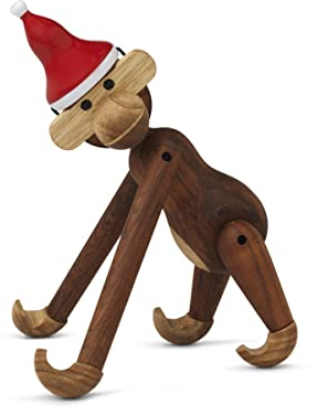 Kay Bojesen Tappo a Punta Piccole Figure 10 cm Decorazione Natalizia, Rosso