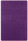 Hanse Home Nasty Läufer – Flauschiger Kurzflor Teppich Einfarbig Unifarben für Esszimmer, Wohnzimmer, Kinderzimmer, Flur, Schlafzimmer, Küche – Uni Violett, 67x120cm