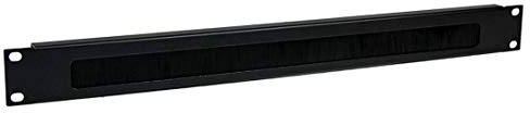 StarTech.com Panel Pasacables con Cepillo para Armario Rack de Servidores 1U - Organizador de Cableado de Peine