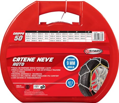 CATENE NEVE START 9 MM-GR.50