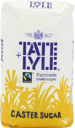 Tate & Lyle Fairtrade Caster Sugar 2 Kg (Pack of 2)