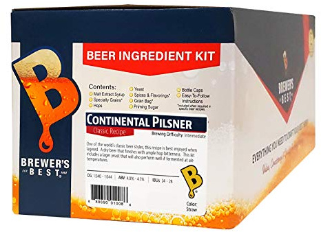 Brewer's Best Continental Pilsner Homebrew Beer Ingredient Kit