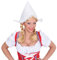 NET TOYS Frau Antje Haube Hollandhaube weiß Holland Hut Mütze Holländerin Häubchen Niederländerin Mütze Kostüm Zubehör