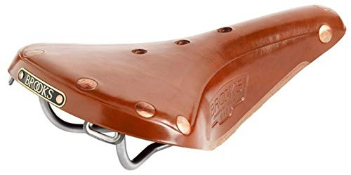 Brooks Fahrradsattel B17 Titanium, honey, 80460212