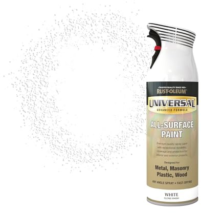 Rust-Oleum 400ml Universal Spray Paint - Gloss White